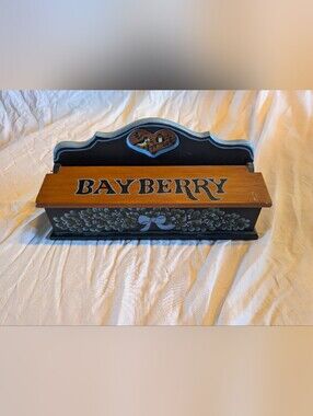 2/60$ Hand Painted Country Heart Wood Storage  Desk Box